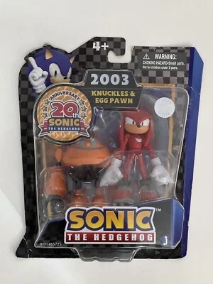 Nuevas figuras de acción 2011 Sonic The Hedgehog Knuckles & Egg Prawn 20 aniversario Foto 1 de 2