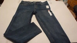 LESEN! Blaue Herrenjeans 40 x 35 Sonoma Big&Tall gerades Bein normale Passform mit Ausbleichungen neu - Bild 1 von 2