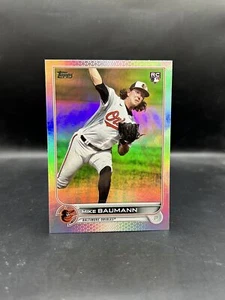 2022 Topps #502 Mike Baumann Rainbow Foil RC - Picture 1 of 2