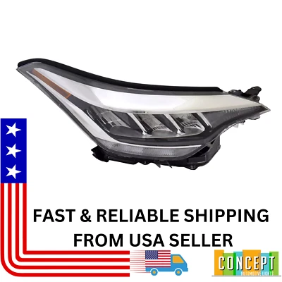 For Toyota C-HR 2020-2022 LE/XLE/Nightshade LED Headlight Right Side TO2503298C - Image 1 of 4