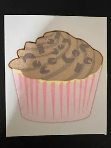 CUPCAKE IRON ON Transfer Decal SHIMMER NEW 3” NEW - Picture 1 of 4