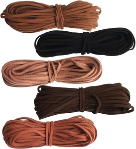 55 Yards 2.6Mm Suede Cord Faux Leather Cord String Rope Thread for Bracelet Neck - Picture 1 of 7