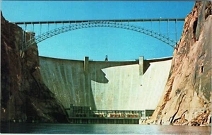 Postal del puente de la presa de Glen Canyon 138001 por Bill Young S-736 sin publicar - Imagen 1 de 2
