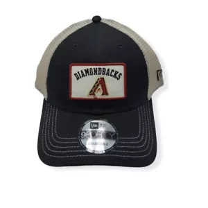 New Era Arizona Diamondbacks 9Forty Trucker B1 Mesh Adjustable Snapback Hat Cap - Picture 1 of 6