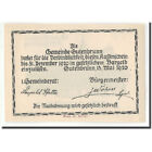 [#661655] Geldschein, Österreich, Gutenbrunn, 50 Heller, batiment 2, 1920, 1920-