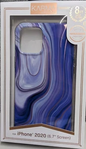 Karma by BodyGlove Marble Case For iPhone 12 Pro Max-Purple - Picture 1 of 2