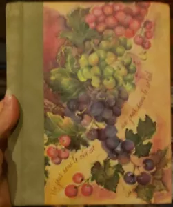 C.R. Gibson VINEYARD GRAPES Inspirational Journal New Vintage 7 × 8.5" - Picture 1 of 3