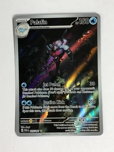 Pokemon Juego de Cartas Coleccionables Paldean Fates Ilustración Palafin 225/091 Casi Como Nuevo - Imagen 1 de 3