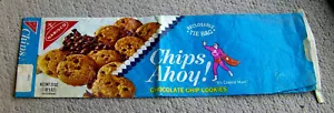 RARO De Colección Años 70 Nabisco CHIPS AHOY Bolso GALLETA HOMBRE MASCOTA Gráficos TIRA CÓMICA - Imagen 1 de 4
