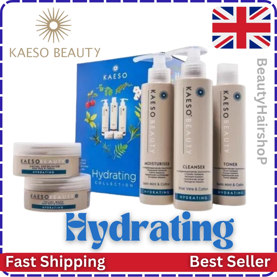 Kaeso Hydrating Facial Treatment Kit Nourishes Hydrates Normal To Dry Face Skin - Image 1 of 1
