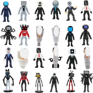 24Pcs Skibidi -Toiletaction Figures Set, Cameraman Speakerman Action Figrue, Hor - Picture 1 of 3