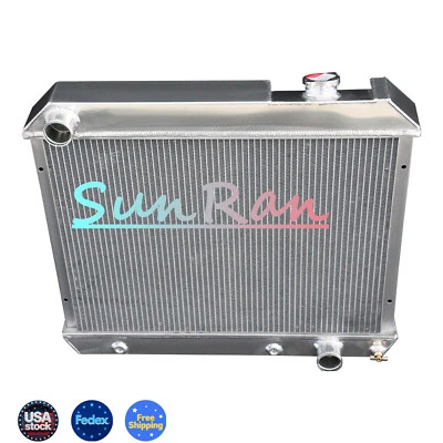 Radiador de 3 filas para camionetas Chevrolet C10 C20 C30 K10 K20 K30 1963-1966 65 Foto 1 de 4