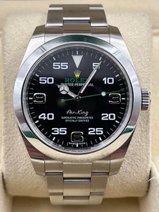 Rolex Airking 116900 Pre-Owned - Picture 1 of 9
