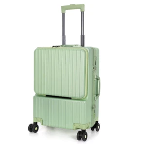 Swiss Aluminium Luggage Carry On Travel Hard Suitcase Lightweight TSA S8610A 20" - Picture 1 of 12