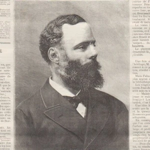 Le Marquis de Perrochel - Pressestich 1881 - Bild 1 von 2