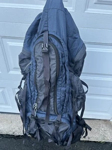 GREGORY WHITNEY Internal Frame Hiking BACKPACK Large Blue Black - Picture 1 of 13