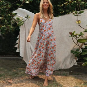 Vestido sin mangas de verano con estampado floral - Imagen 1 de 11