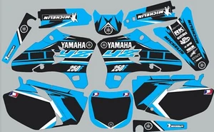 Calcomanías azul claro Yamaha Graphics YZ 250F YZ250F 2003 2004 2005 - Imagen 1 de 1