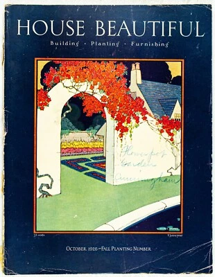 HOUSE BEAUTIFUL COMPLETE MAGAZINE OCTOBER 1926 65LgAds VERY GOOD M289 - Image 1 of 4