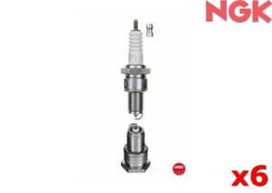 NGK Spark Plug FOR Nissan Navara 1986-91 2.0 RWD (D21) Ute BPR6ES x6 - Picture 1 of 1