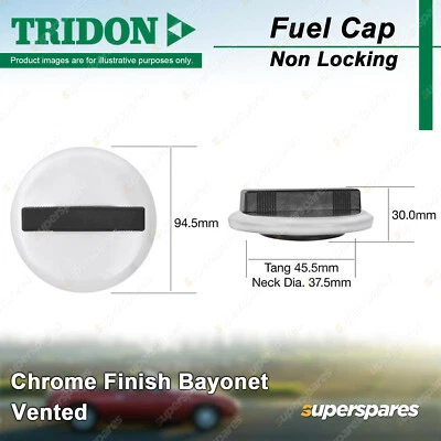 Tridon Non Locking Fuel Cap 37.5mm for Audi A3 8P7 A4 B5 B6 B7 A6 C5 TT 8N3 - image 1 of 4