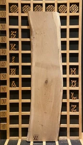 322 Eichenbrett Dekobrett Regalbrett Massiv 30mm x 25-26cm x 100cm - Bild 1 von 3