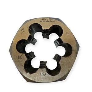 Greenfield EDP 24156 Hex Rethreading Bolt Die 7/8 9 NC, Made in USA - Picture 1 of 4