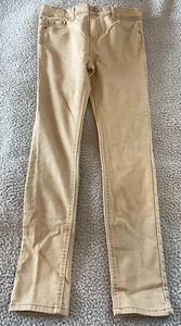 Jordache Girls Beige Low Rise Skinny Jeans Size 14 - Picture 1 of 10