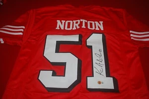 KEN NORTON JR San Francisco 49ers Signed Jersey Beckett Witnessed COA 1W585517 - Picture 1 of 4