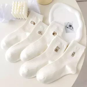 Cartoon Pattern Kawaii Medium Length Socks for Women'S Japanese Harajuku Style W - Picture 1 of 13