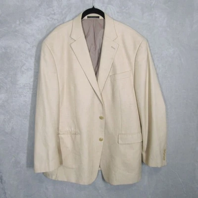 Chaqueta Blazer Abrigo Deportivo Lauren Ralph Lauren Para Hombre Beige 46R Mezcla de Lino Foto 1 de 4
