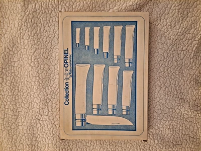 Opinel Folding Knives Beech Wood Handles 10 Pc Wooden Gift Box Set Carbon Steel - Image 1 of 4