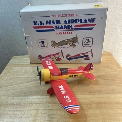 Revell Inc. DieCast Airplane Coin Bank  U.S. Mail No. 102 - Image 1 of 4
