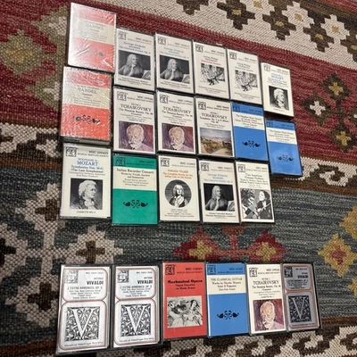 Lot 25 MHS Classical Cassettes SEALED Handel Mozart Tchaikovsky Britten Vivaldi - Image 1 of 4