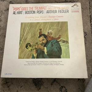 AL HIRT BOSTON POPS & ARTHUR FIEDLER Pops Goes The Trumpet LP Vinyl Record 12" - Picture 1 of 1