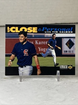 1994 Upper Deck Collector's Choice - Up Close & Personal Tim Salmon #639... - Image 1 of 2