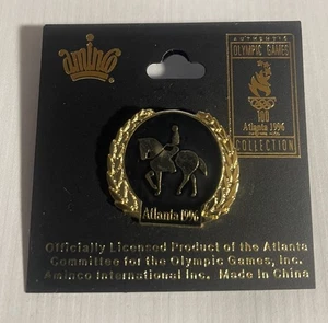 Atlanta 1996 Equestrian Laurels Olympic Pin (009) - Picture 1 of 3