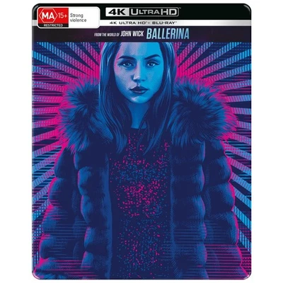 Ballerina Steelbook 4K / Blu Ray Brand New Movie. From the World of John Wick - image 1 of 2