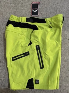 New ZOIC Venting Mesh 6 Pockets Weightless Breathable Shorts Neon Size Large - Picture 1 of 10