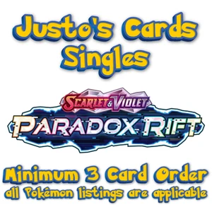 [YOU PICK] Pokémon S&V Paradox Rift [sv04] Near Mint Cards [Min 3 Card Order] - Picture 1 of 168