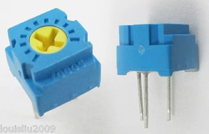 6pcs Tocos Single Turn Cermet Trimmers DIP Potentiometer Pots GF-063P1 B102 1KΩ - Picture 1 of 2
