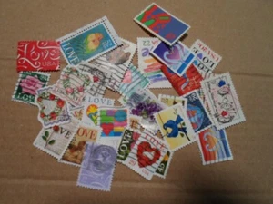 Collection lot 30 different United States Love stamps - Picture 1 of 1