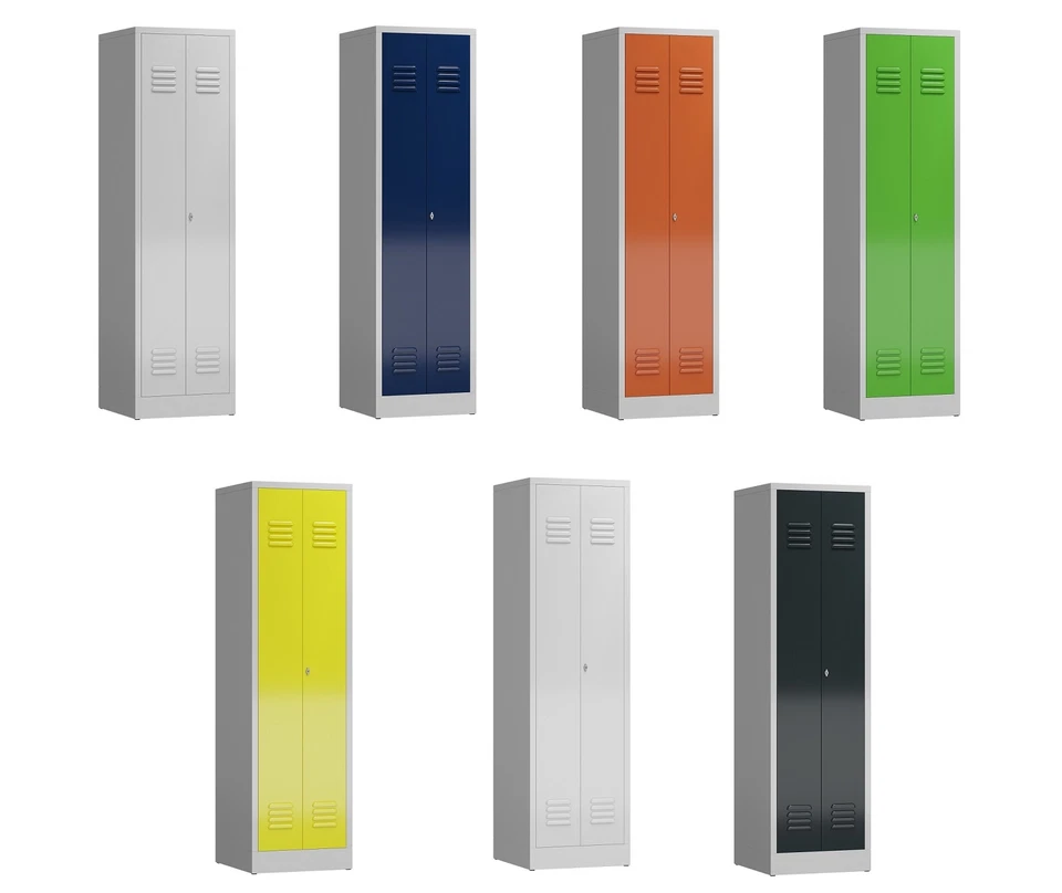 STEELBOXX Spind Personalschrank Spint Umkleideschrank Tür mittig schließend 180x50x50cm