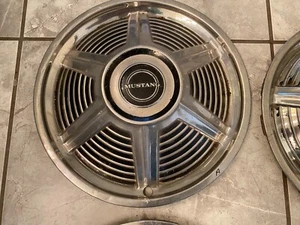 1964 1/2 1965 ORIGINAL 14" FORD Mustang Hubcaps set of 4 Good Condition Pick 4 - Picture 1 of 7