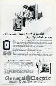 1922 General Electric GE Home Electricity PRINT AD Over 100 years old (3249) - Picture 1 of 1