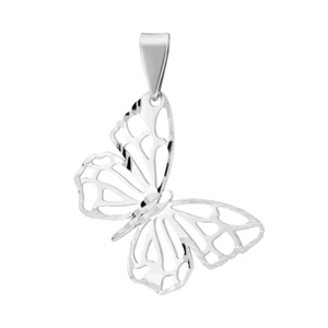 Colgante de cadena colgante para cadena mariposa plata 925 joyería real collar - Imagen 1 de 4