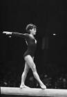 1960s Marianna Krajcrova Of Czechoslovakia Performs On The Beam Gymnastics Photo