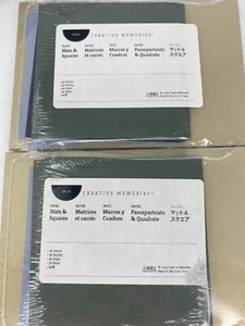 Creative Memories Holiday Shimmer Variety Mats & Squares Pack Cardstock NEW - Picture 1 of 4