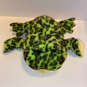 Ganz Webkinz Bull Frog Plush Leopard Spotted Print Stuffed Animal - Picture 1 of 5