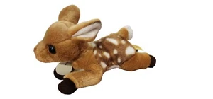 Miyoni Realistic 9” Fawn Baby Deer Stuffed Plush Toy Stuffed Animal Detailed - Picture 1 of 8